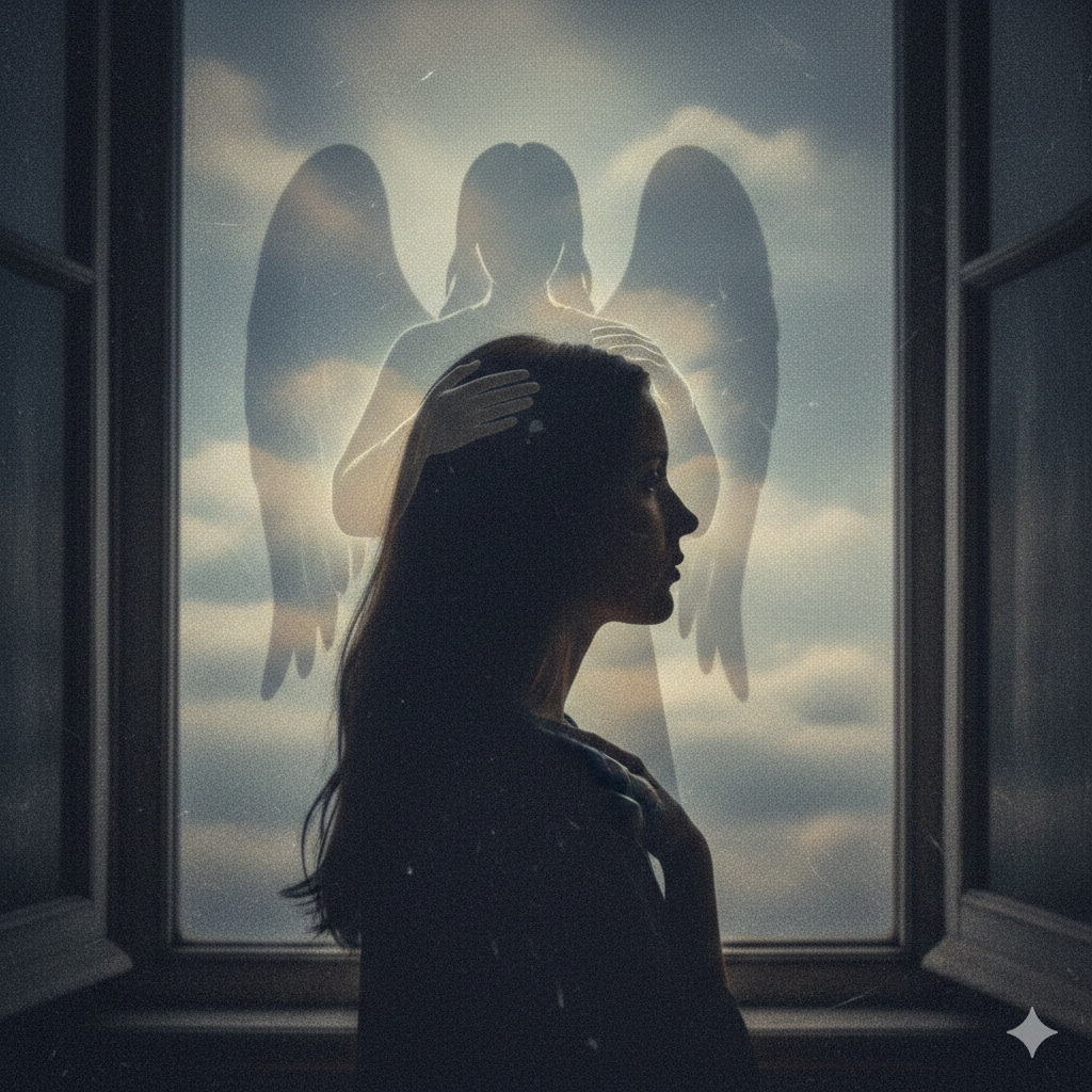 物思いにふける女性